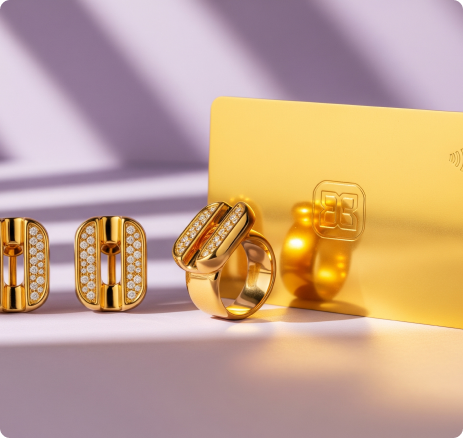 Золотые серьги