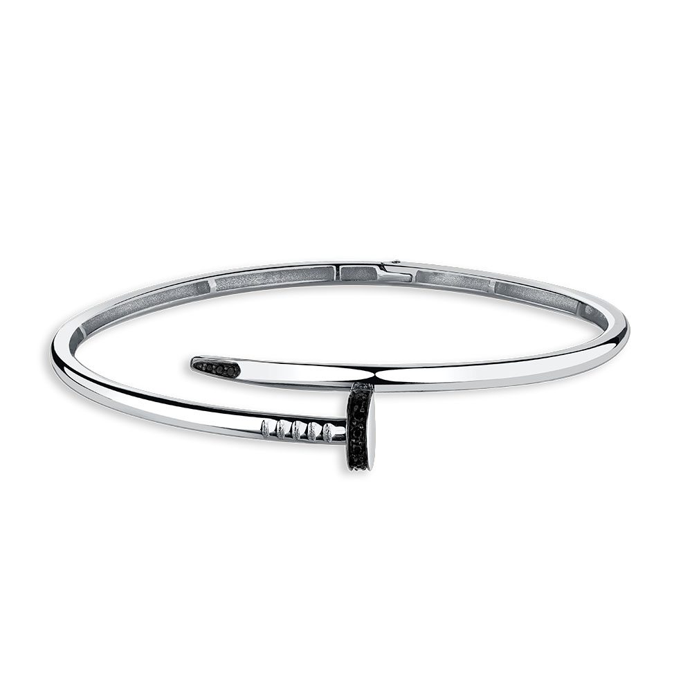 Браслет из белого золота с фианитами Ювелирное изделие - Браслет из белого золота с фианитами в магазине Best-Gold 149501