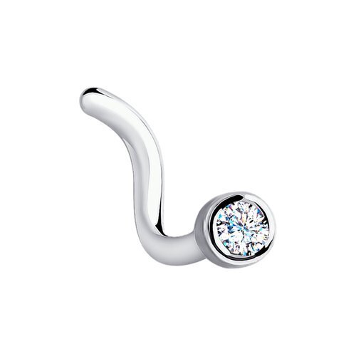 Пирсинг из белого золота с бриллиантом Ювелирное изделие - Пирсинг из белого золота с бриллиантом в магазине Best-Gold 121866