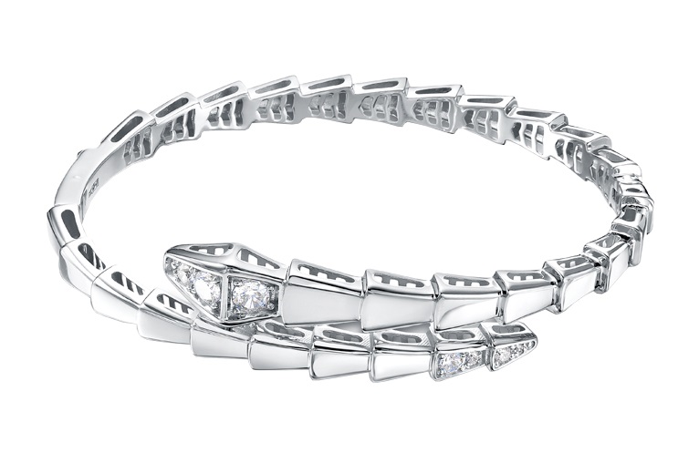 Ювелирное изделие - Браслет из белого золота с фианитами в магазине Best-Gold 141010