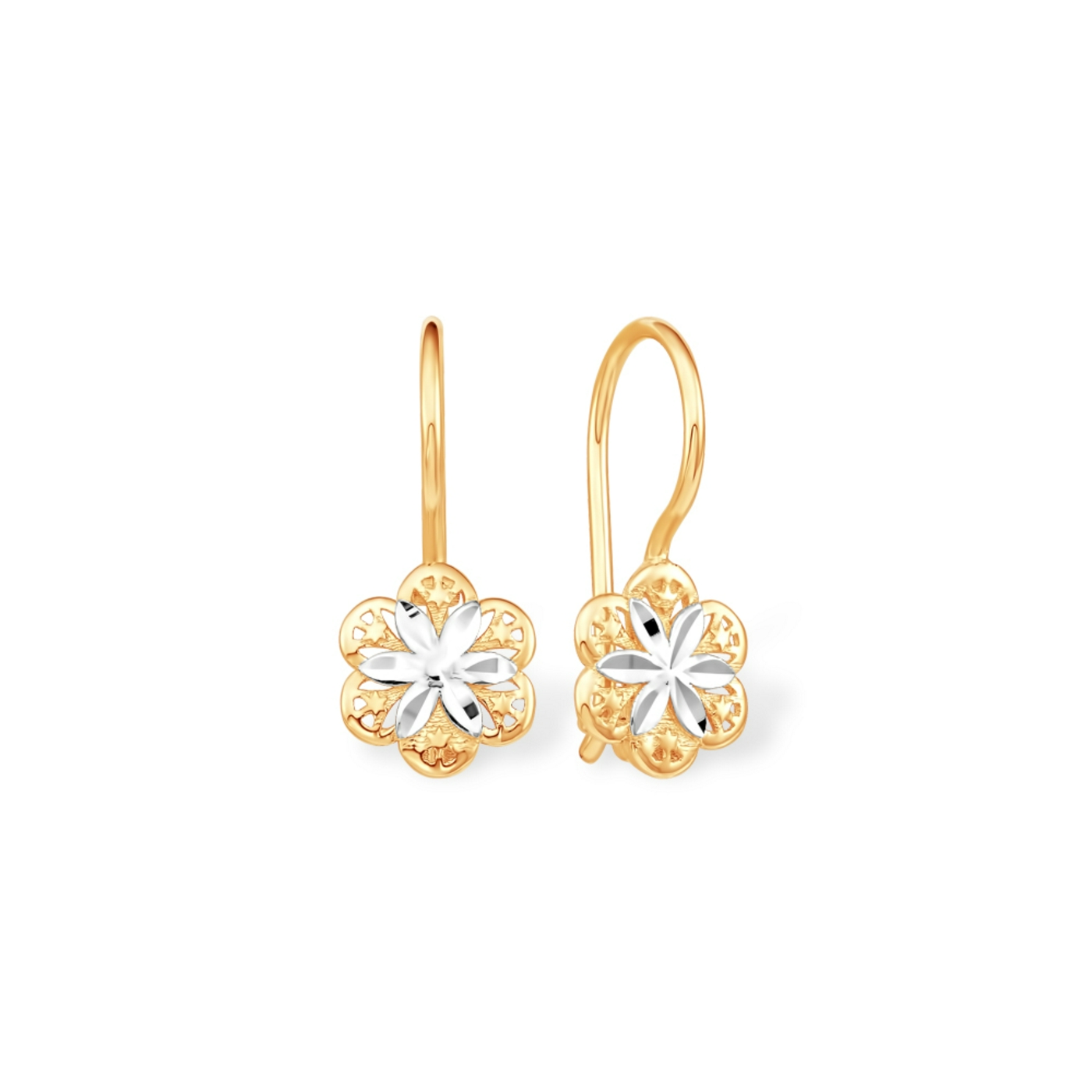 Серьги из красного золота Ювелирное изделие - Серьги из красного золота в магазине Best-Gold 147579