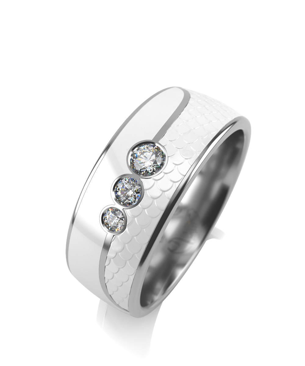 Ювелирное изделие - Кольцо в серебре с фианитом в магазине Best-Gold 134600