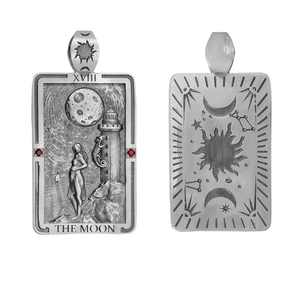 Ювелирное изделие - Подвеска из серебра с гранатом в магазине Best-Gold 156383