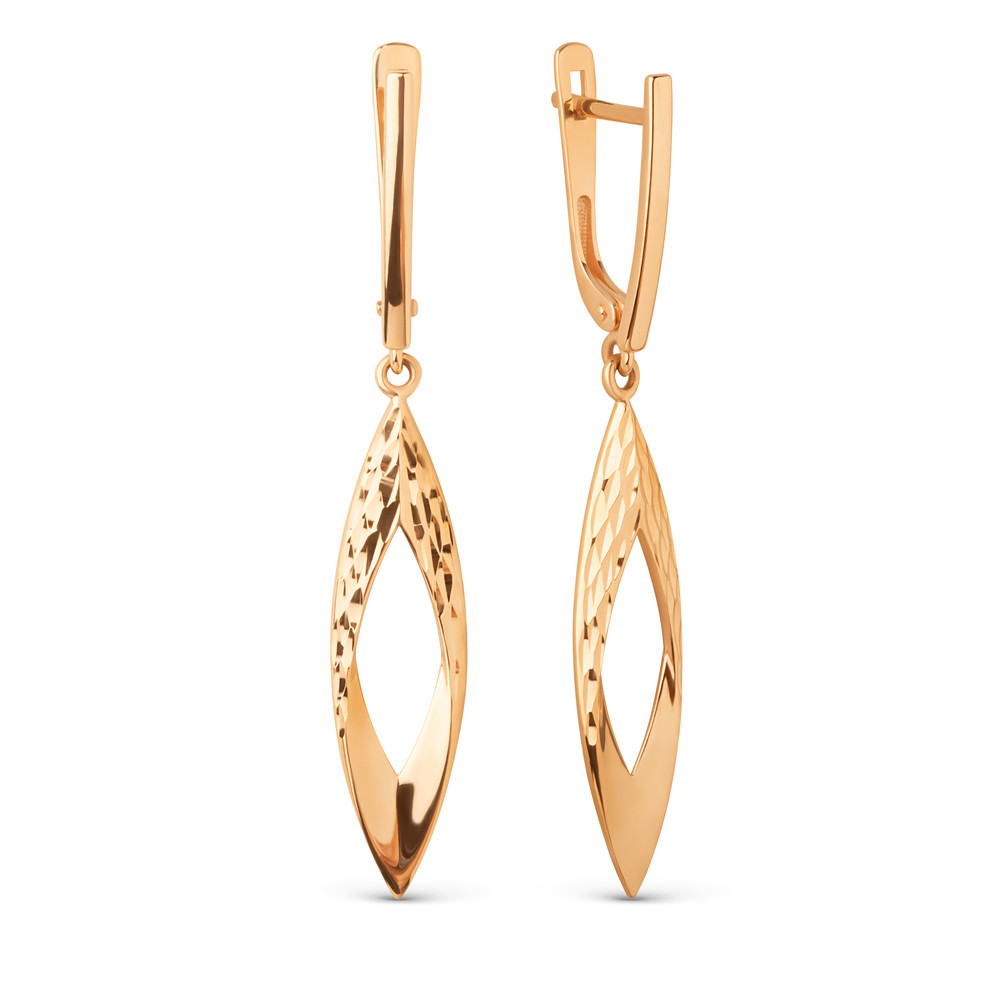 Серьги из красного золота Ювелирное изделие - Серьги из красного золота в магазине Best-Gold 116428