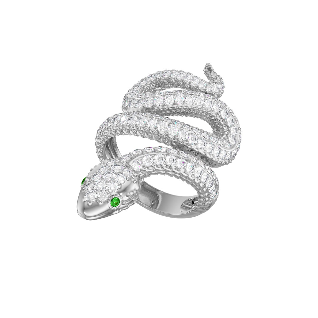 Кольцо из серебра с фианитом Ювелирное изделие - Кольцо из серебра с фианитом в магазине Best-Gold 063623