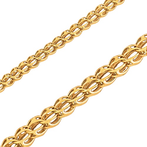 Цепь из красного золота, плетение Итальянка Ювелирное изделие - Цепь из красного золота, плетение Итальянка в магазине Best-Gold 070567