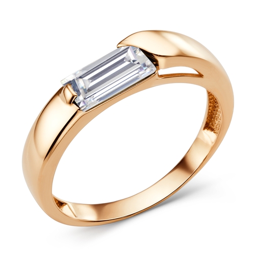 Кольцо из красного золота с фианитами Ювелирное изделие - Кольцо из красного золота с фианитами в магазине Best-Gold 068666