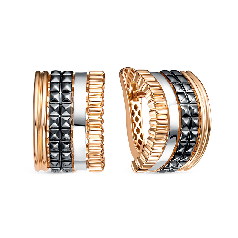 Серьги из красного золота Ювелирное изделие - Серьги из красного золота в магазине Best-Gold 142592