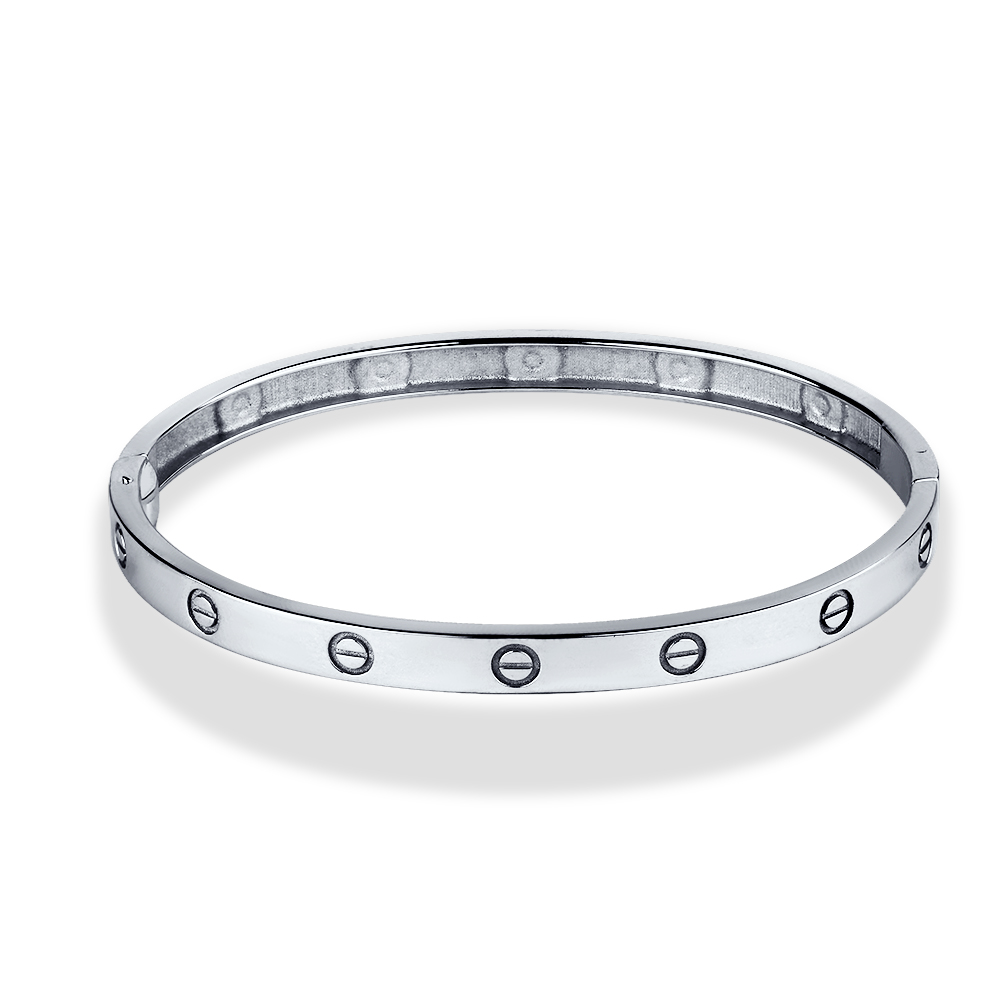 Браслет жёсткий из серебра Ювелирное изделие - Браслет жёсткий из серебра в магазине Best-Gold 107258