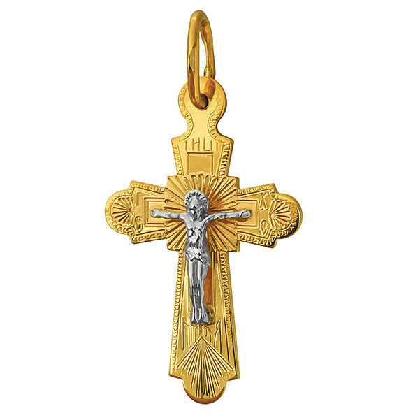 Ювелирное изделие - Крест из красного золота в магазине Best-Gold 151737