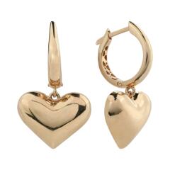 Серьги из красного золота