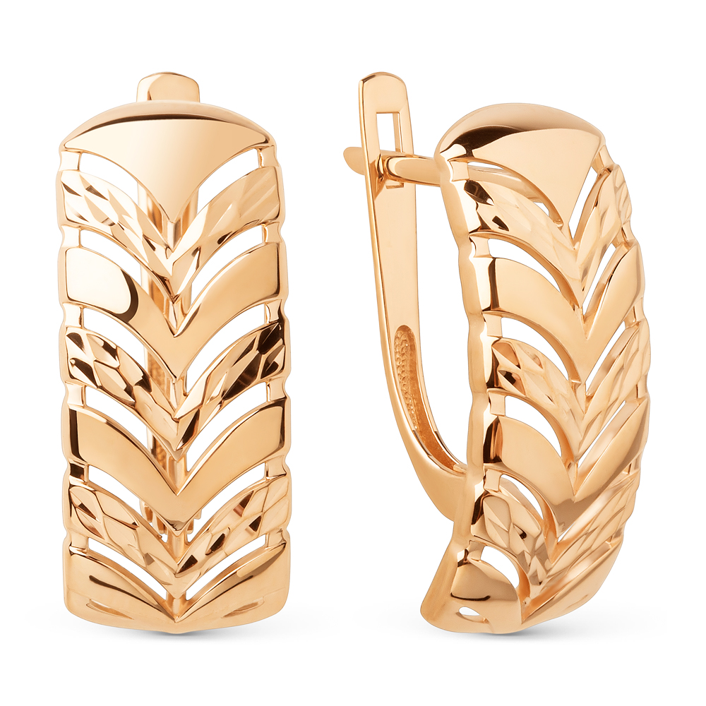 Ювелирное изделие - Серьги из красного золота в магазине Best-Gold 151561