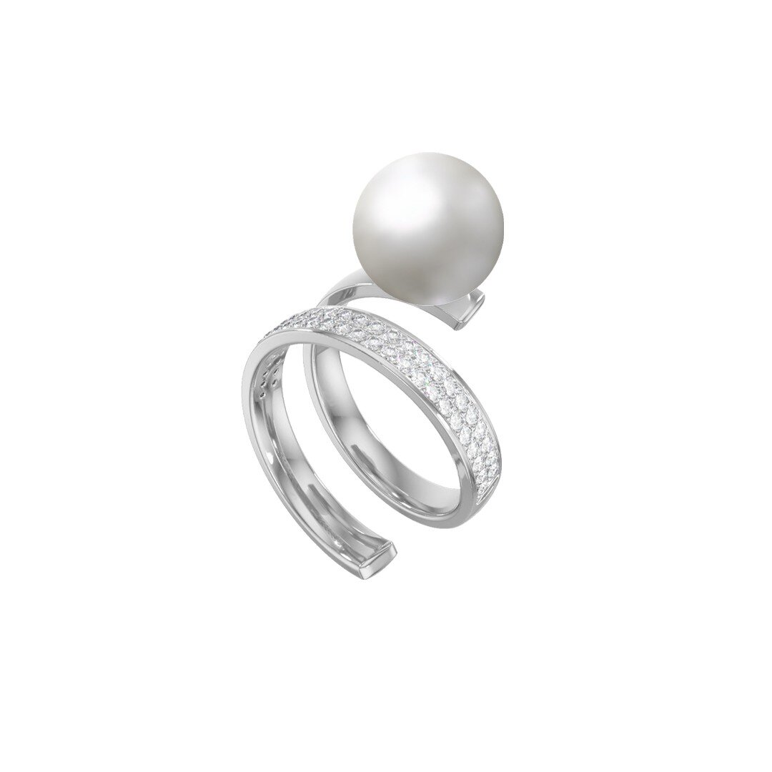 Кольцо из серебра с фианитами Ювелирное изделие - Кольцо из серебра с фианитами в магазине Best-Gold 131000