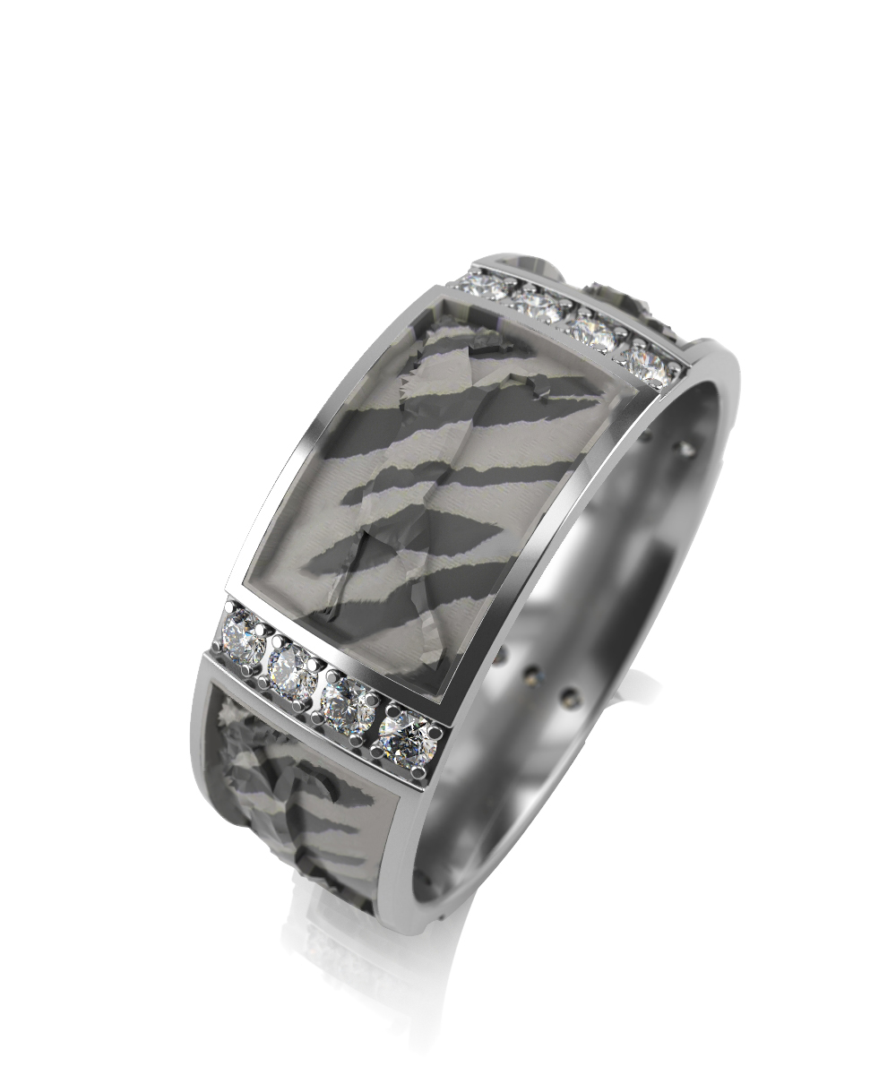 Ювелирное изделие - Кольцо в серебре с фианитом в магазине Best-Gold 134602