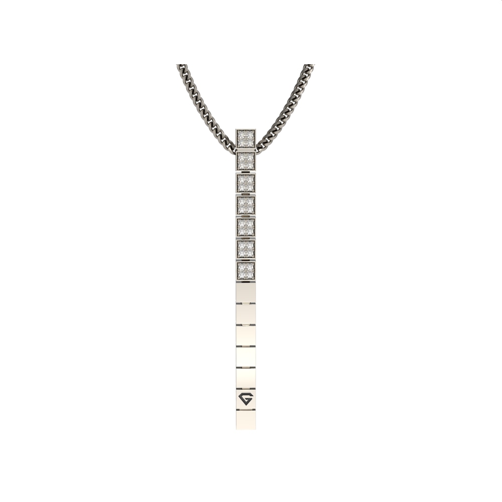 Колье из белого золота с бриллиантами Ювелирное изделие - Колье из белого золота с бриллиантами в магазине Best-Gold 132679