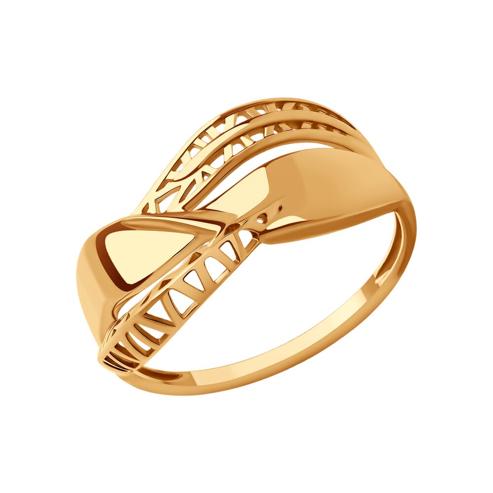 Кольцо из красного золота Ювелирное изделие - Кольцо из красного золота в магазине Best-Gold 078129