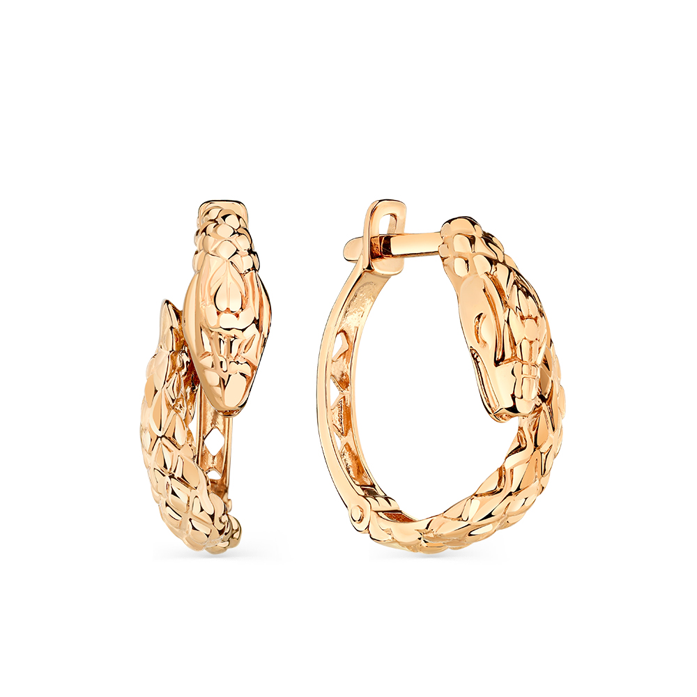 Серьги в красном золоте Ювелирное изделие - Серьги в красном золоте в магазине Best-Gold 130456