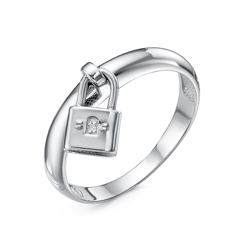 Кольцо из серебра с фианитом Ювелирное изделие - Кольцо из серебра с фианитом в магазине Best-Gold 033325