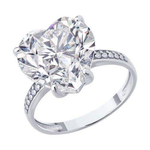 Кольцо из серебра с фианитами Ювелирное изделие - Кольцо из серебра с фианитами в магазине Best-Gold 149884