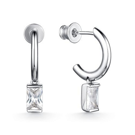 Серьги из серебра с фианитами Ювелирное изделие - Серьги из серебра с фианитами в магазине Best-Gold 121102