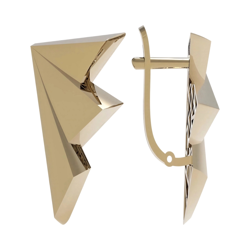 Ювелирное изделие - Серьги из жёлтого золота в магазине Best-Gold 116039