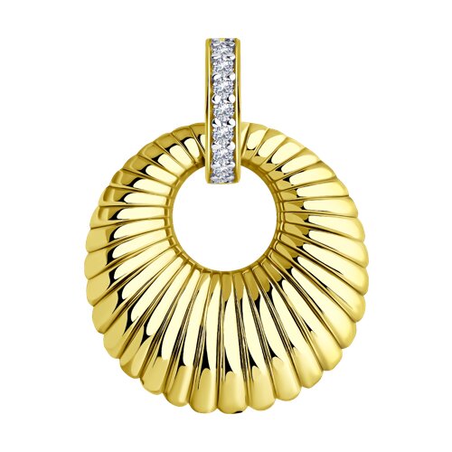 Подвеска из серебра с фианитами Ювелирное изделие - Подвеска из серебра с фианитами в магазине Best-Gold 152747