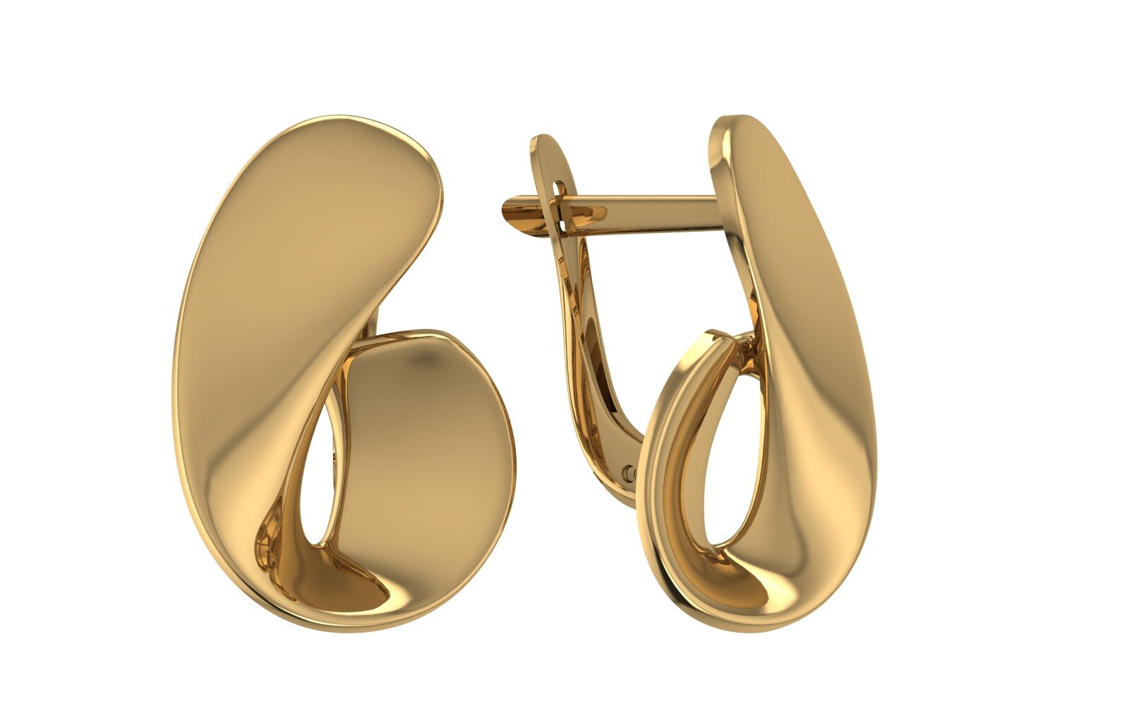 Ювелирное изделие - Серьги из жёлтого золота в магазине Best-Gold 126838