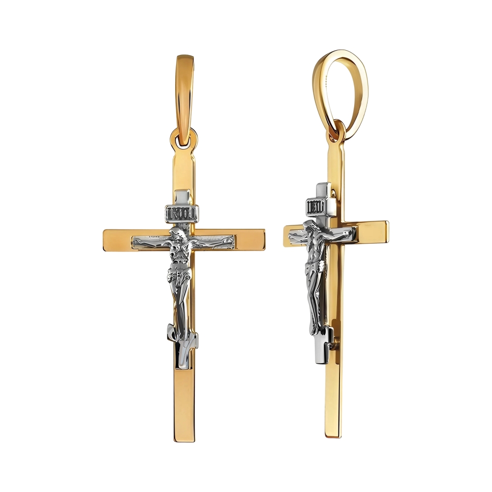 Ювелирное изделие - Крест из красного золота в магазине Best-Gold 125844