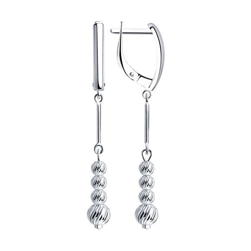 Ювелирное изделие - Серьги из серебра в магазине Best-Gold 152822