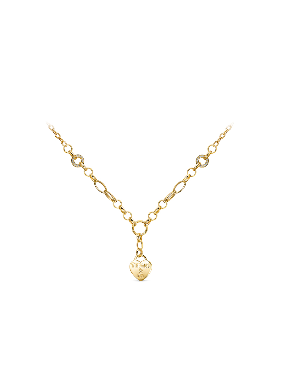 Ювелирное изделие - Колье из жёлтого золота с фианитами в магазине Best-Gold 126000