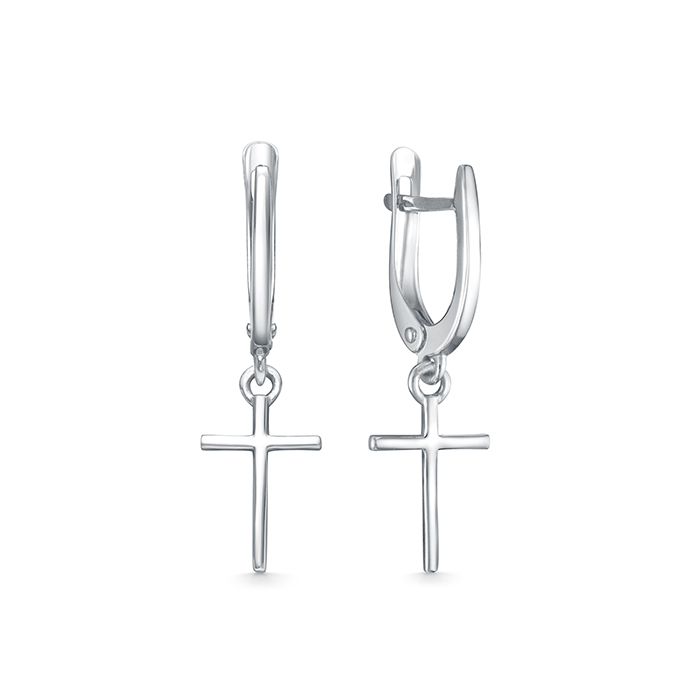 Серьги из серебра Ювелирное изделие - Серьги из серебра в магазине Best-Gold 139156