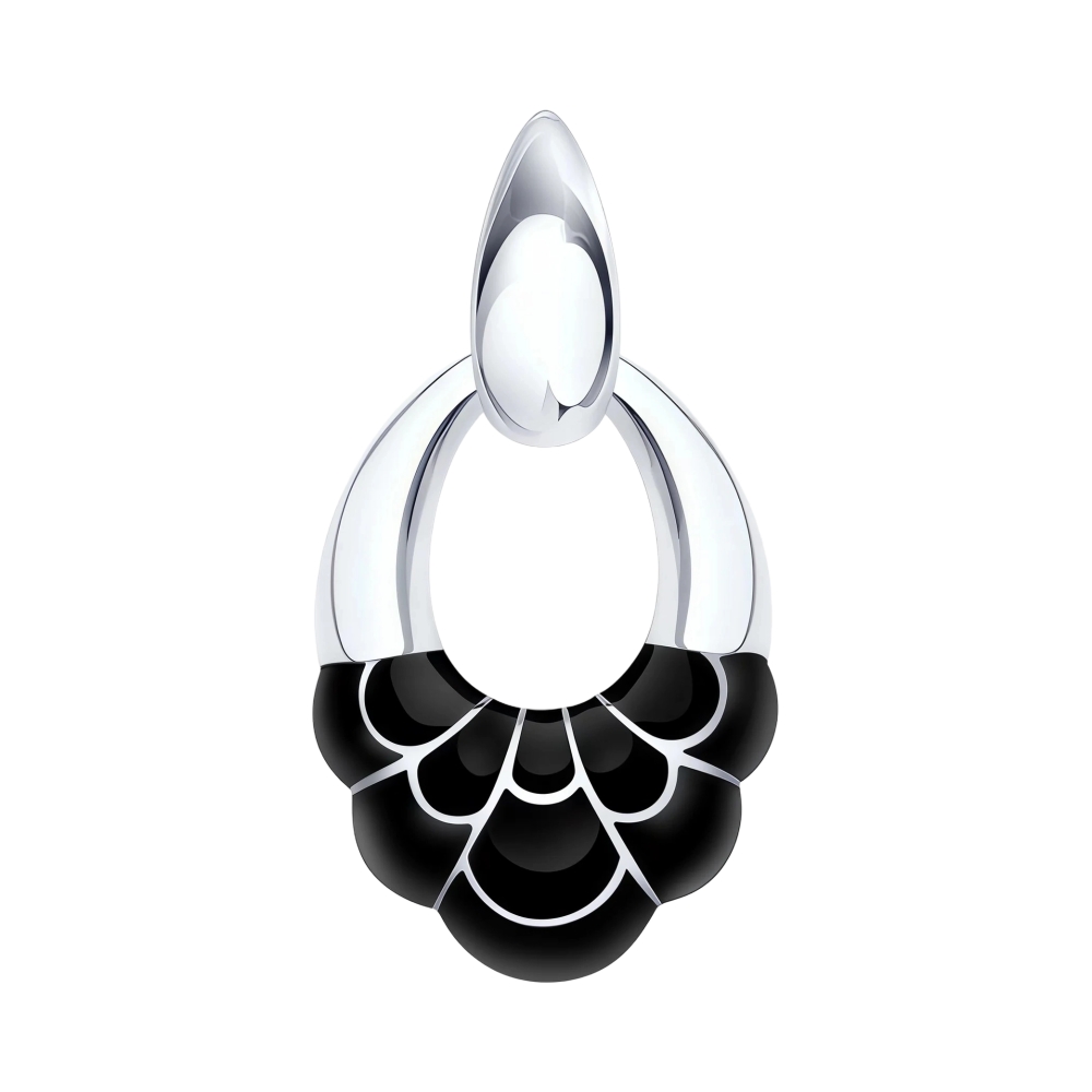 Ювелирное изделие - Подвеска из серебра с эмалью в магазине Best-Gold 152851