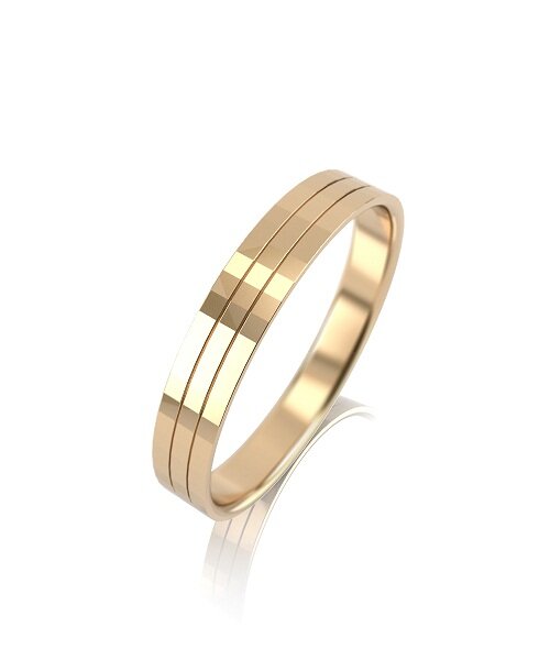 Ювелирное изделие - Обручальное кольцо из желтого золота в магазине Best-Gold 041097