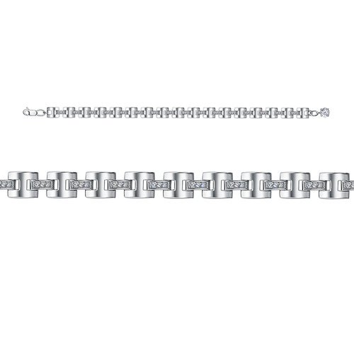 Браслет из серебра с фианитами Ювелирное изделие - Браслет из серебра с фианитами в магазине Best-Gold 141144