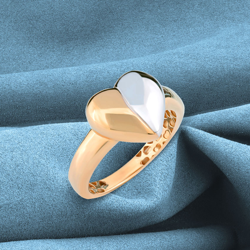 Кольцо из красного золота