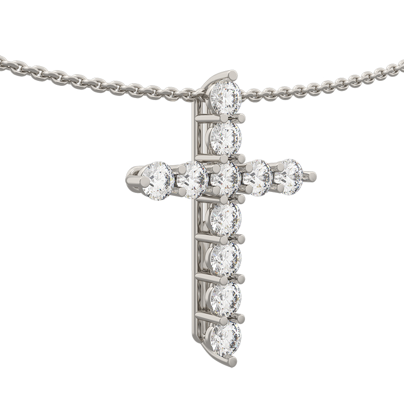 Колье из белого золота с бриллиантами Ювелирное изделие - Колье из белого золота с бриллиантами в магазине Best-Gold 155476