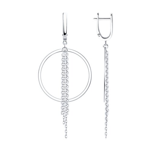 Серьги из серебра Ювелирное изделие - Серьги из серебра в магазине Best-Gold 152824