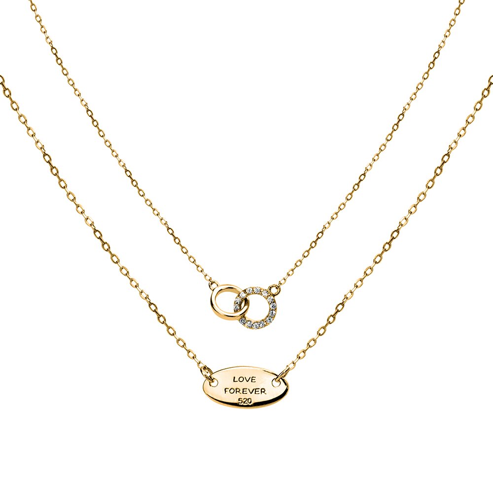 Ювелирное изделие - Колье из серебра с фианитами в магазине Best-Gold 097050