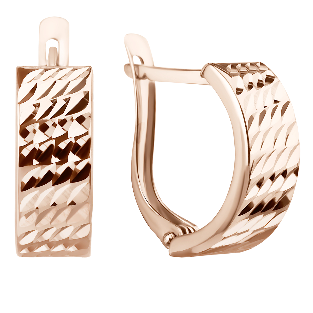 Серьги из красного золота Ювелирное изделие - Серьги из красного золота в магазине Best-Gold 076760