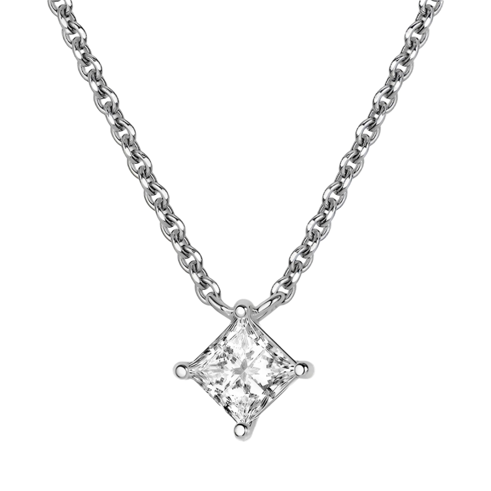 Колье из белого золота с бриллиантами Ювелирное изделие - Колье из белого золота с бриллиантами в магазине Best-Gold 157026