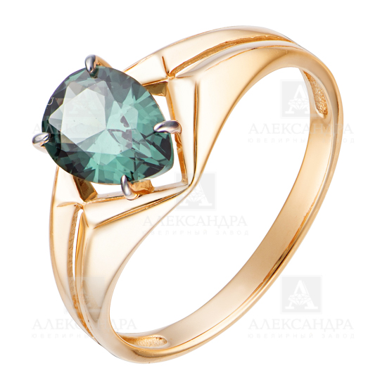 Кольцо из красного золота с лондон топазом Ювелирное изделие - Кольцо из красного золота с лондон топазом в магазине Best-Gold 154319
