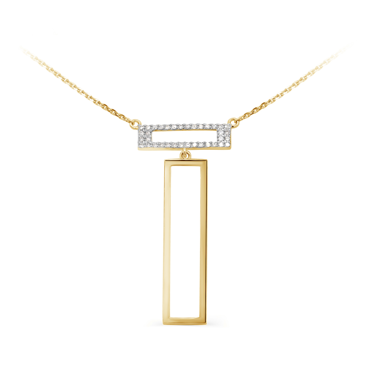 Ювелирное изделие - Колье из желтого золота с бриллиантами в магазине Best-Gold 077760