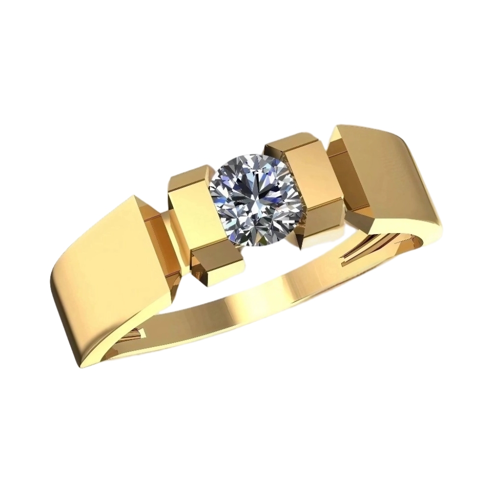 Кольцо из красного золота с фианитами Ювелирное изделие - Кольцо из красного золота с фианитами в магазине Best-Gold 030416