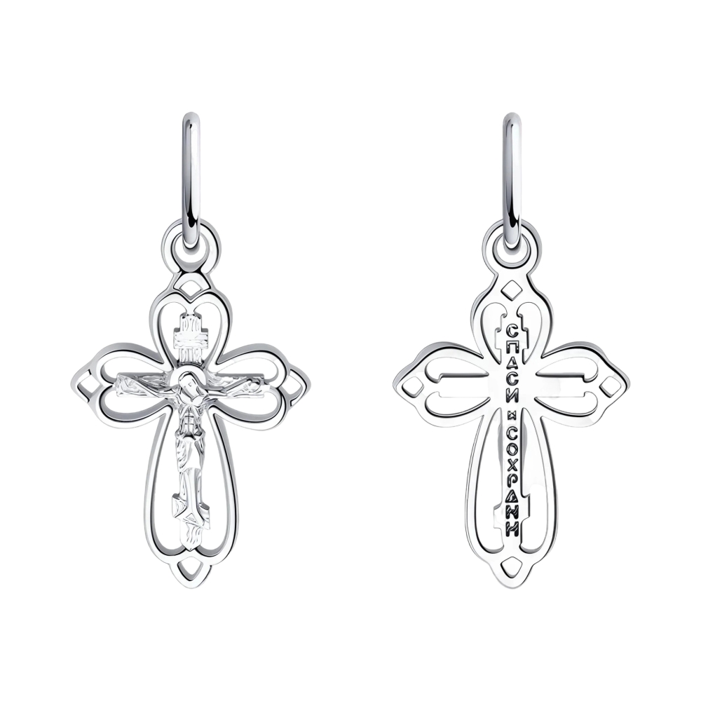 Ювелирное изделие - Крест из серебра в магазине Best-Gold 151887