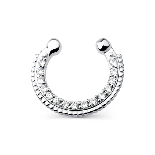 Пирсинг из серебра с фианитами Ювелирное изделие - Пирсинг из серебра с фианитами в магазине Best-Gold 023191