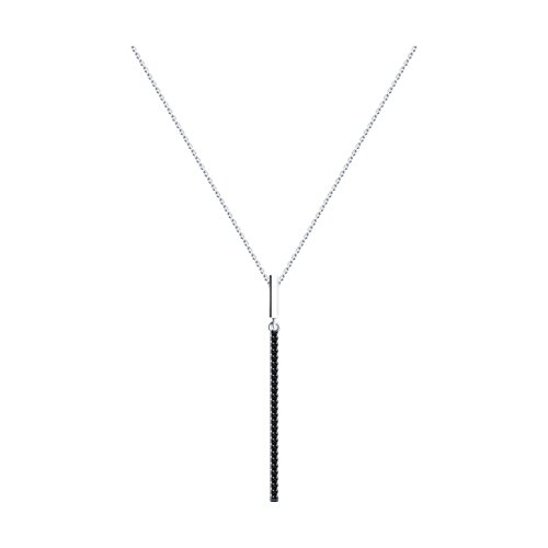 Колье из серебра с фианитами Ювелирное изделие - Колье из серебра с фианитами в магазине Best-Gold 152882