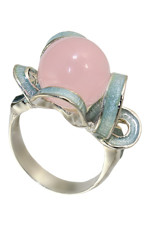 Ювелирное изделие - Кольцо из серебра с кораллом в магазине Best-Gold 108985