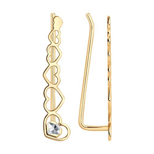 Ювелирное изделие - Серьги из красного золота в магазине Best-Gold 000918