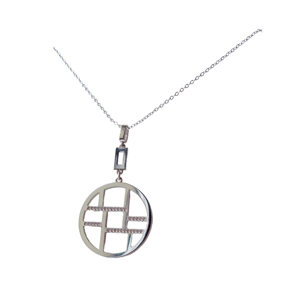 Ювелирное изделие - Колье из ювелирной стали с фианитами в магазине Best-Gold 150857