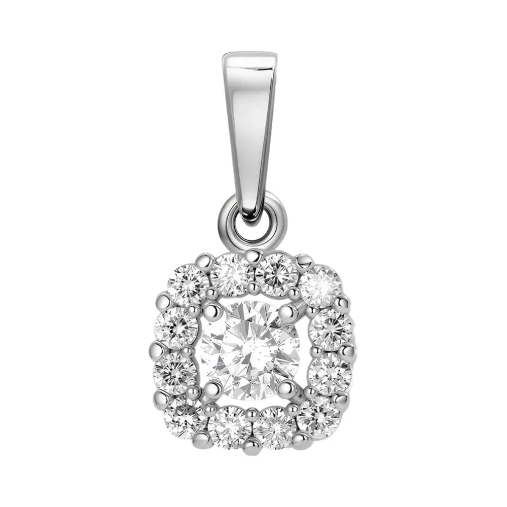 Подвеска из белого золота с бриллиантами Ювелирное изделие - Подвеска из белого золота с бриллиантами в магазине Best-Gold 157031